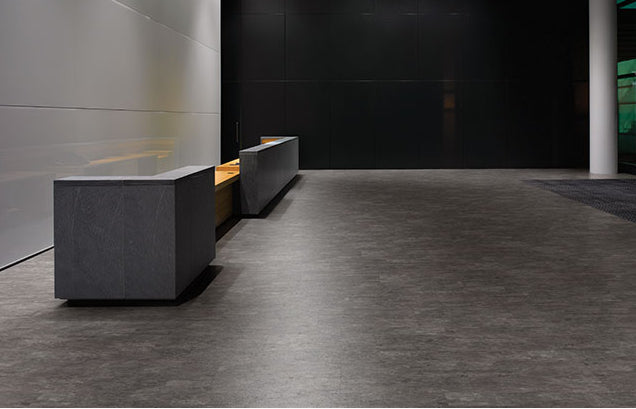 Expona Commercial Stone and Effect PUR Creme Matrix 5076 - Contract Flooring