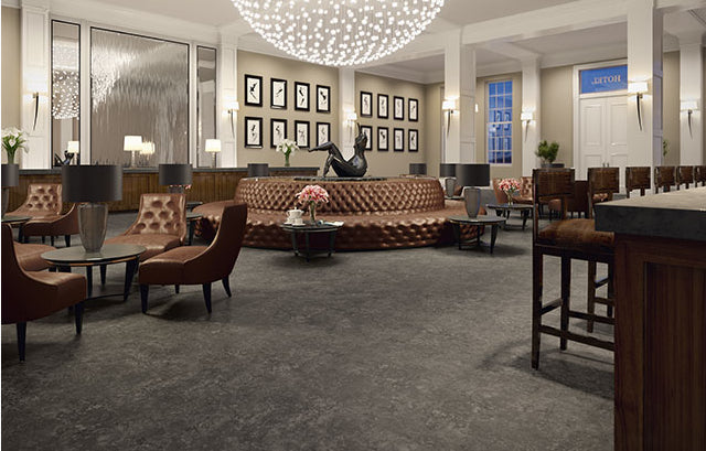 Expona Commercial Stone and Effect PUR Light Grey Matrix 5074 - Contract Flooring