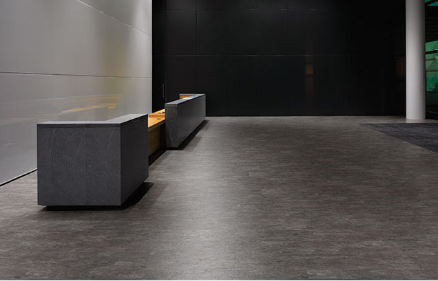 Expona Commercial Stone and Effect PUR Beige Travertine 5061 - Contract Flooring
