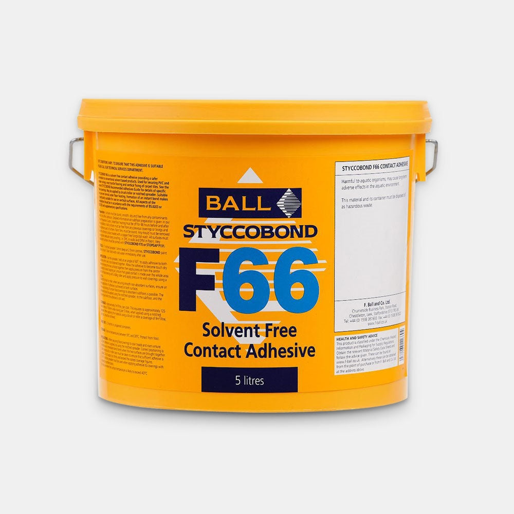 F Ball F66 Styccobond 5ltr - Contract Flooring