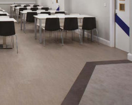 Gerflor Taralay Impression Control 0680 Infinity Greige - Contract Flooring