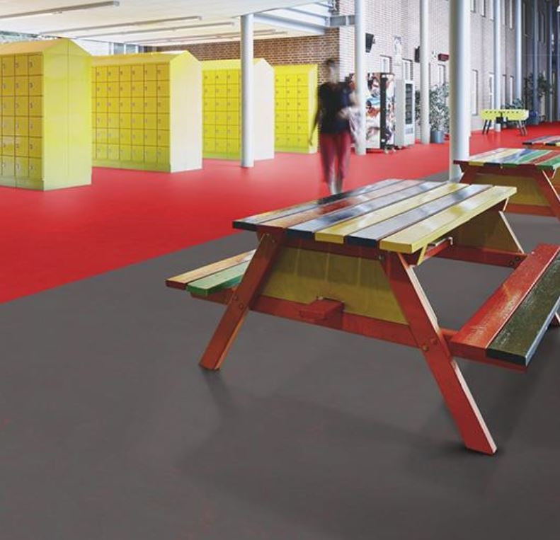 Forbo Marmoleum Concrete 374335 red glow - Contract Flooring