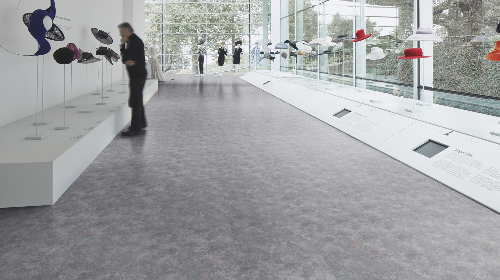 Flotex Calgary Tiles Carbon 590019 - Contract Flooring