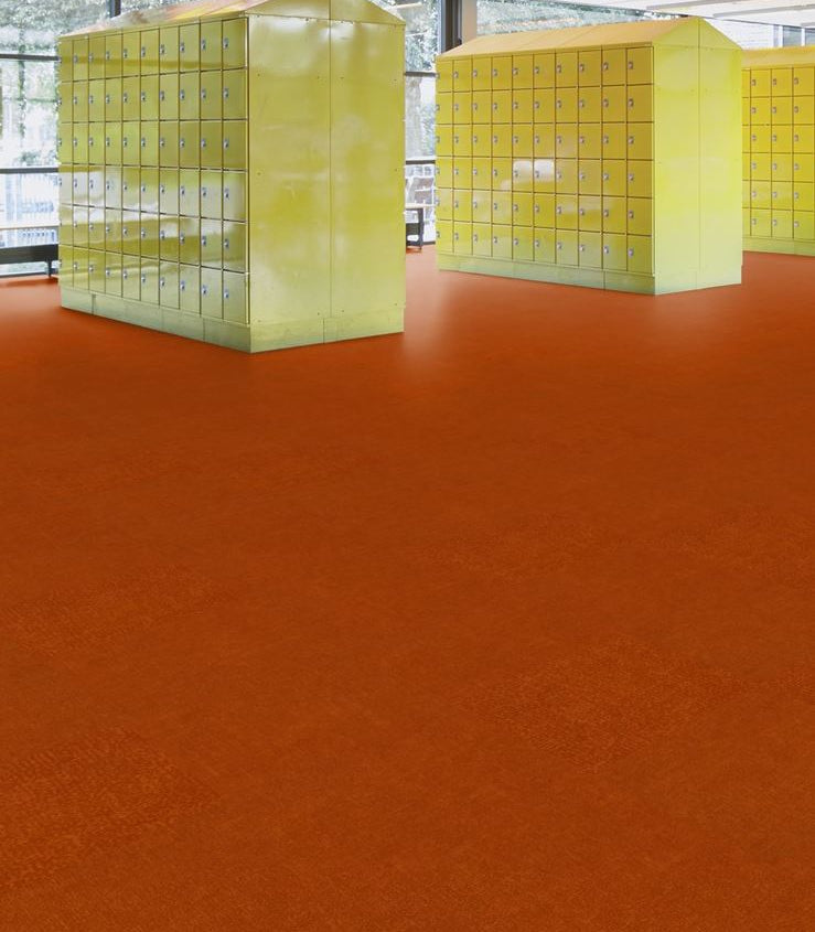 Flotex Metro Tiles Tangerine 546025 - Contract Flooring