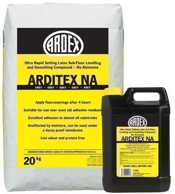 Arditex NA Latex Levelling Compound – 20kg Bag & 4.85kg Latex Liquid - Contract Flooring